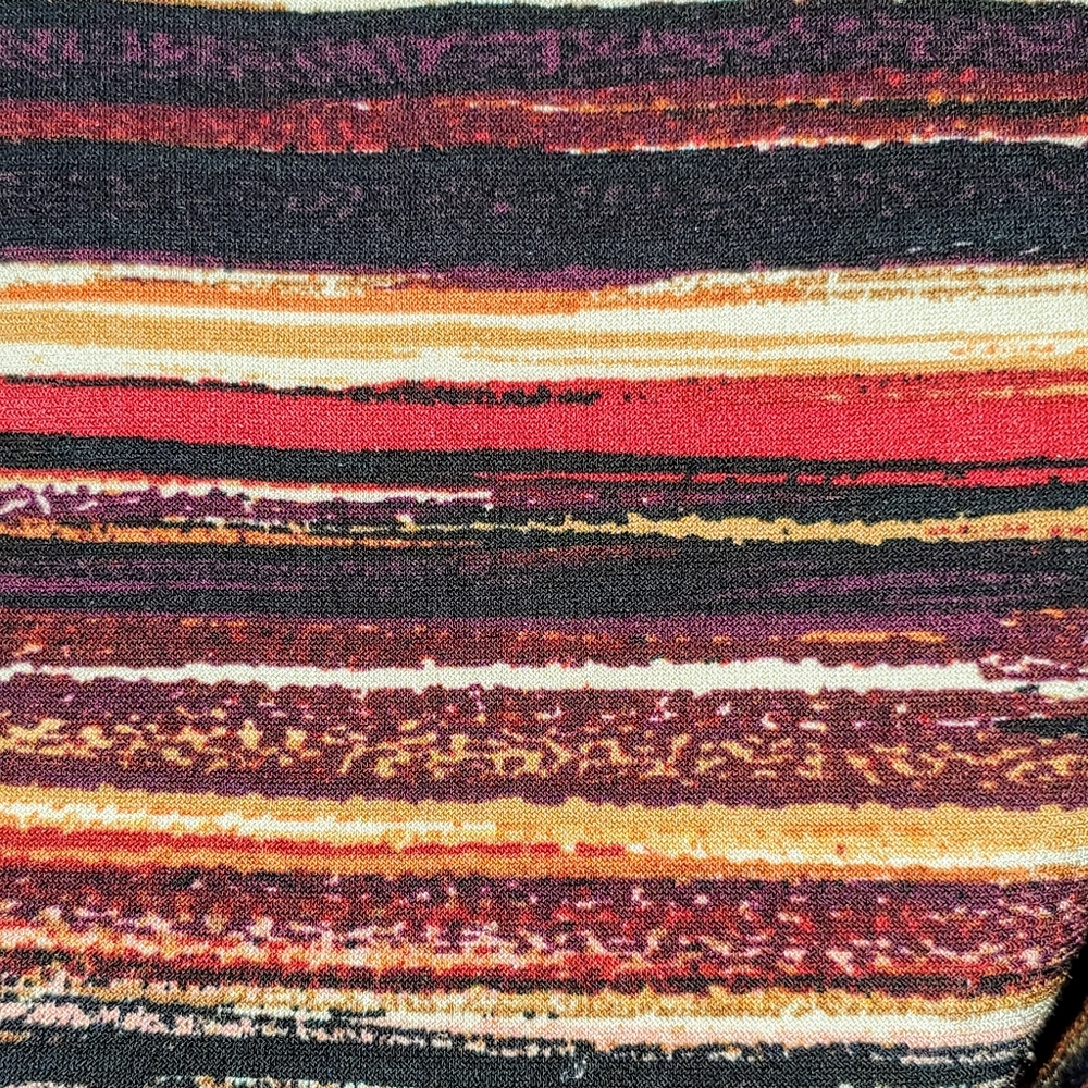 Liz Claiborne multicolor 2x cap sleeve top - Picture 3 of 7